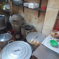 Old looking kitchen at Cơm Chay 390 in Ho Chi Minh City