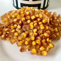 Corn fritters at Burma Road in Dubai