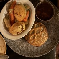 Wild Mushroom & Leek Pithivier  at The Ship Tavern in London