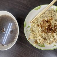 Sesame fried rice and ‘medicinal’ Angelica soup, both full of protein and very healing especially Angelica root which is very good for inflammation.  at Ruyi Vegetarian Restaurant in Pingtung