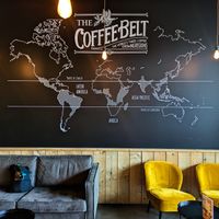 Wall inside of zyCoffee - Dok Noord at IzyCoffee - Dok Noord  in Ghent