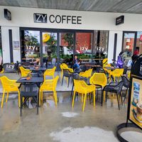 Outside seating at zyCoffee - Dok Noord at IzyCoffee - Dok Noord  in Ghent