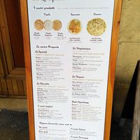 Menu at Tigelleria Artigianale - Le Squisite in Bologna