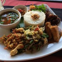 Balinese nori campur at Veggie Table in Ubud