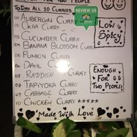 10 curries at Lucky Fort in Galle