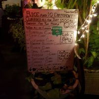 menu at Lucky Fort in Galle