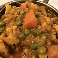 Gobi Mutter / added carrots 🥕   at Darbar Kitchen in Santa Rosa