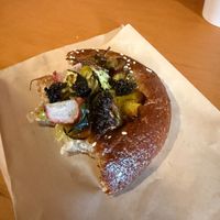 Vegan vegetable bun that I ate half of before remembering to snap a photo! Soooo good at Tommy's Whole Grain in Vancouver