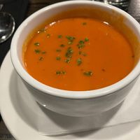 Tomato soup at Spotlight Cabaret  in Edmonton