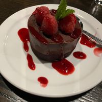 Decadent chocolate cake  at Spotlight Cabaret  in Edmonton