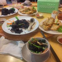 Sticky rice and mushroom at An's Natural Garden in Buon Ma Thuot