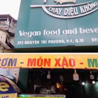 Sign outside at Diệu Không in Ho Chi Minh City