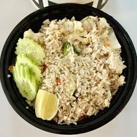 Khao Pad vegetable at Thai Sabai in Dubai