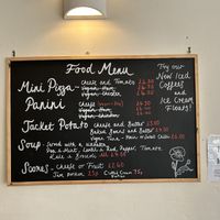 Plenty of vegan options (I was there in off season and a rainy Monday so limited on the day)  at Poppy's Pantry Cafe in Wymondham