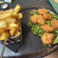Vegan chicken nuggets  at Jungle In Town in Arezzo