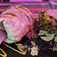 Vegan burrito at Cantina 33 - Food Market - Brunch in Madrid