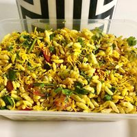 Bhel puri at Brijwasi in Dubai