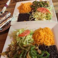 Lunch fajita special   at Hacienda El Patron  in Fredericksburg