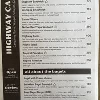   at Highway Cafe in Siquijor