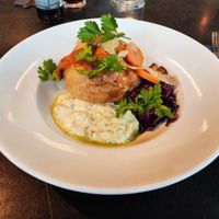 Baked potato (changing menu) at Kleinwäscherei in Zurich