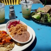 Vegan huarache - AMAZING at Farmer and The Cook Cafe in Ojai