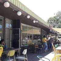 Outside vibe at Farmer and The Cook Cafe in Ojai