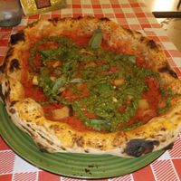 Pizza "Imperfecta" at Gamberro Napoletano in Almeria