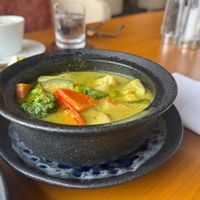 Green curry at Seasonal Tastes in Bangkok