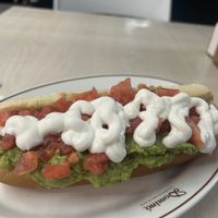 Vegan Hot dog  at SCL - Dominó - T1 in Santiago