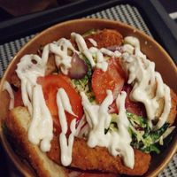 Chickless salad at Boston Burger in Chippenham