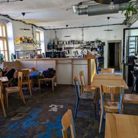 Inside of Café Morgal at Café Morgal in Brno