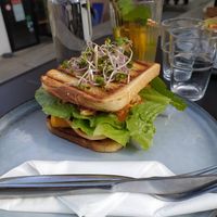 Kimchi Sandwich at Café Morgal in Brno