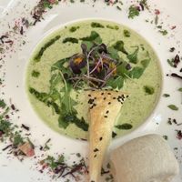 Schaumsüppchen mit Rauke  at Petersilchen in Xanten