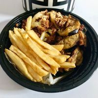 Mixed fries plate at Falafel Alaseel in Dubai