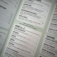 Menu  at Mimì  in Lissone