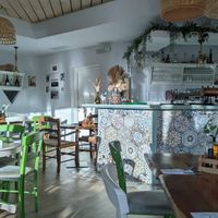 Very nice atmosphere, well-styled bar at Taverna Athos in Leinfelden-echterdingen