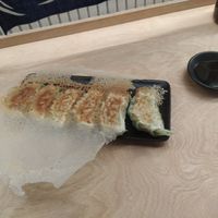 Vegan gyoza at Kinki Ramen in Krakow