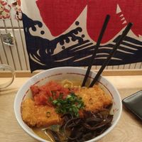 Vegan ramen with tofu at Kinki Ramen in Krakow