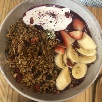 Açai bowl at Little Bird Kitchen in Auckland