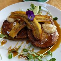 Hot cakes at Little Bird Kitchen in Auckland