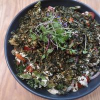Kale-Caesar salad at Little Bird Kitchen in Auckland