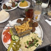 Vegan plate  at Yalla Habibi in Tromsoe