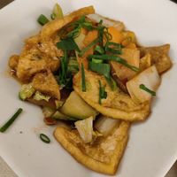 Sauteed tofu at Cicchetteria Cinese Zhu in Vicenza