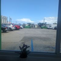 Parking lot to look for - restaurant is in the health food store next to Mostro at VGarden Caffé in Luquillo