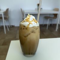 Iced coffee w/ caramel  at VGarden Caffé in Luquillo