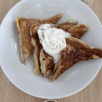 Churro French toastt  at VGarden Caffé in Luquillo