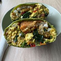 Scramble Tofu Burrito   at VGarden Caffé in Luquillo