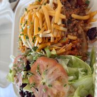 Lunch special lasagna   at VGarden Caffé in Luquillo