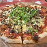 Funghi pizza   at Handsome Frog Gourmet Foods in Whangarei
