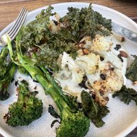 Roast Cauliflower plus Broccoli   at Lionel's in Taupo